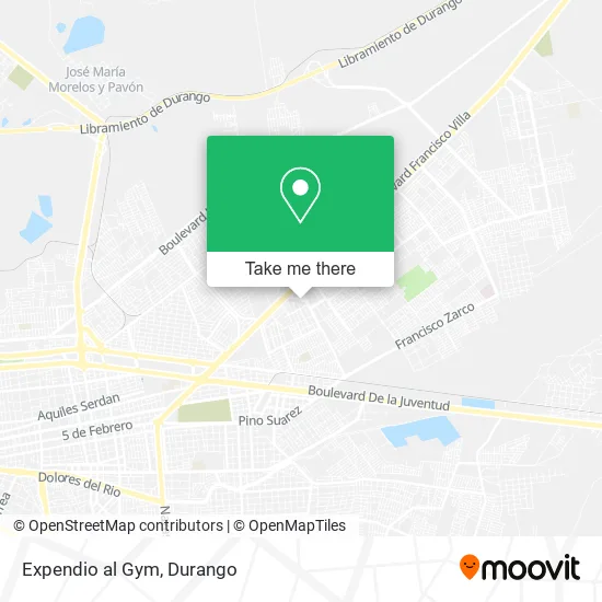 Expendio al Gym map