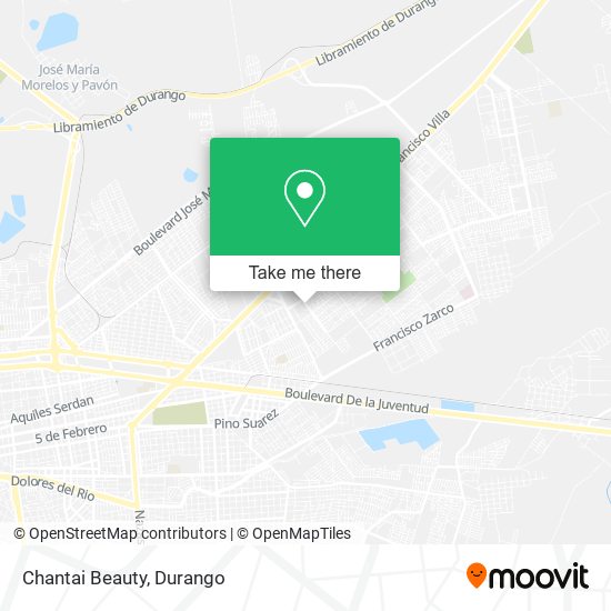 Chantai Beauty map