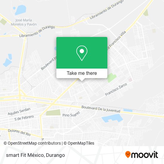 Mapa de smart Fit México