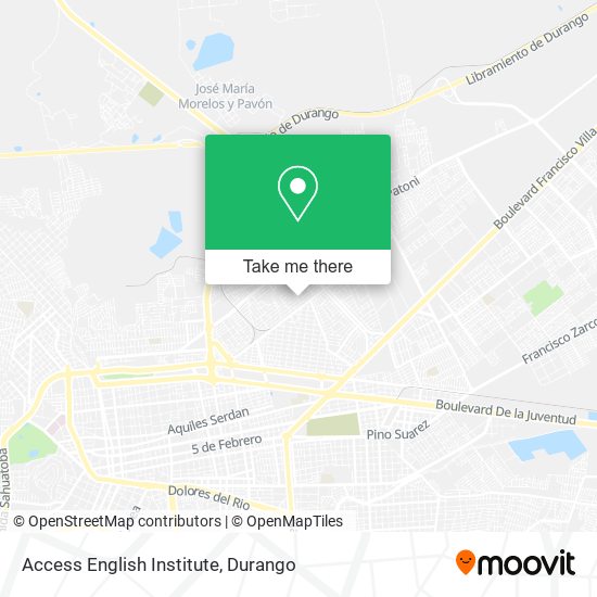 Mapa de Access English Institute