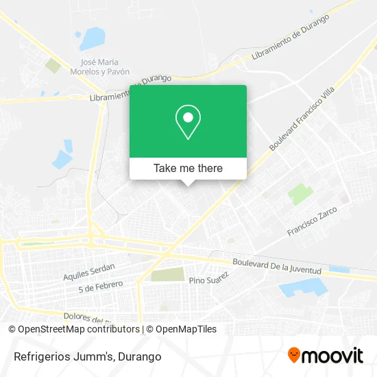 Mapa de Refrigerios Jumm's