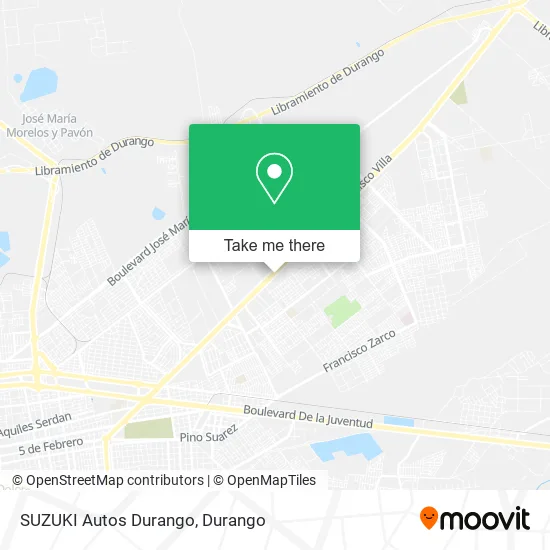 SUZUKI Autos Durango map