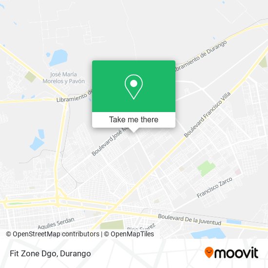 Fit Zone Dgo map