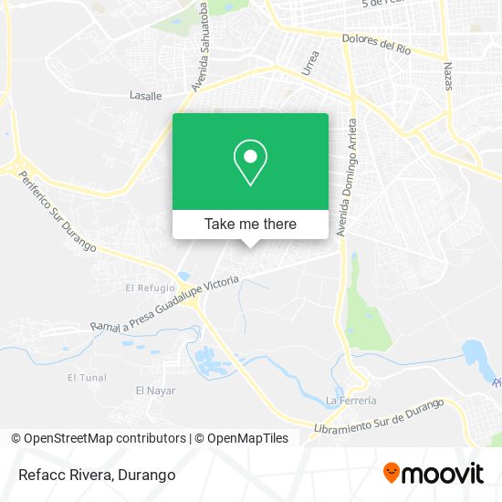 Mapa de Refacc Rivera