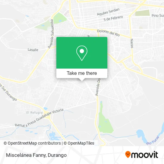 Mapa de Miscelánea Fanny