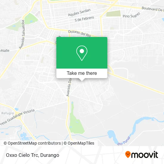 Mapa de Oxxo Cielo Trc