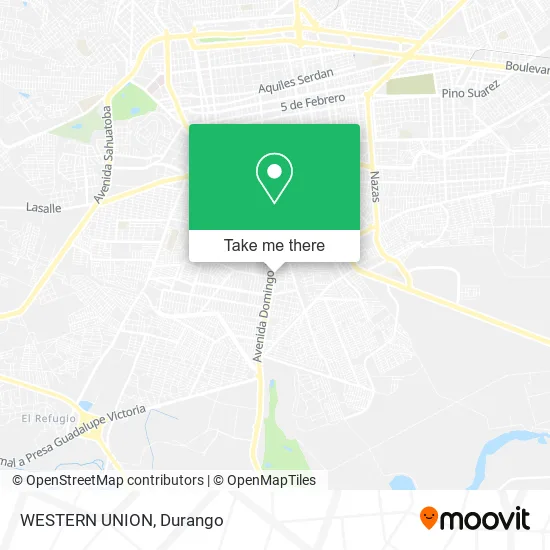 Mapa de WESTERN UNION