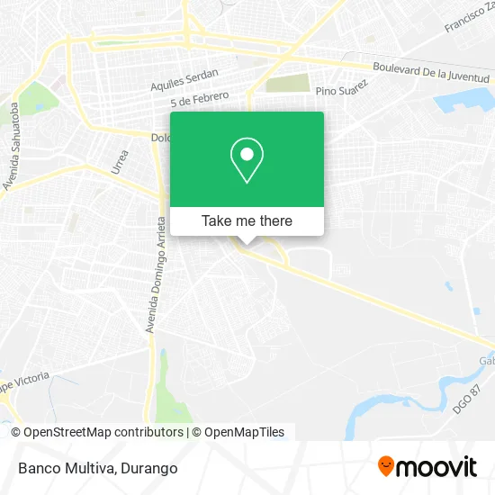 Mapa de Banco Multiva