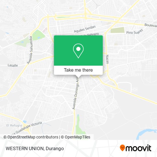Mapa de WESTERN UNION