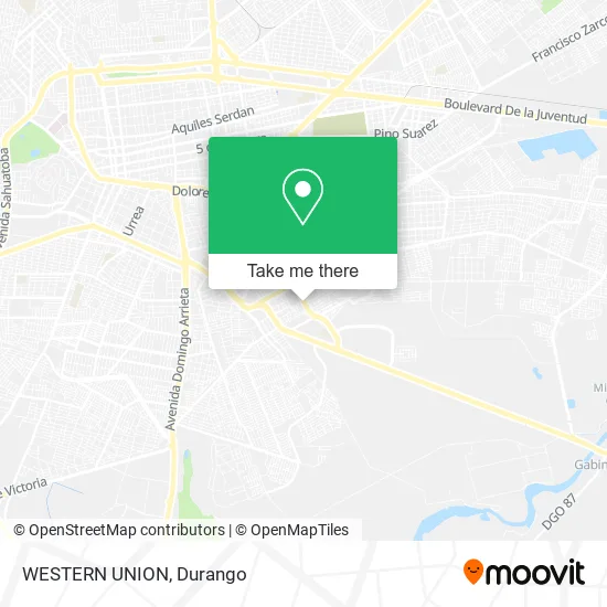 Mapa de WESTERN UNION