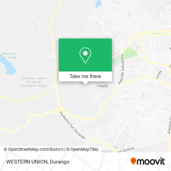 WESTERN UNION map