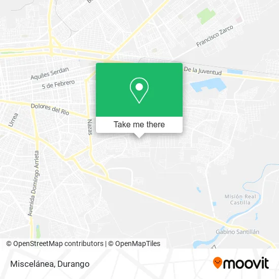 Mapa de Miscelánea