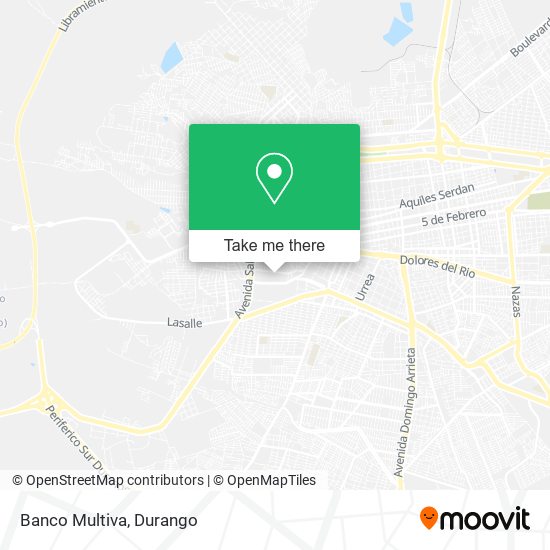 Mapa de Banco Multiva
