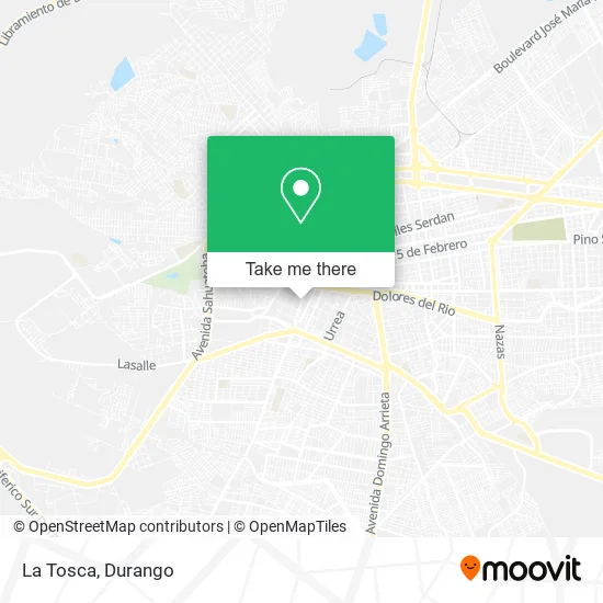 La Tosca map