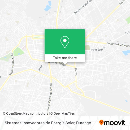 Mapa de Sistemas Innovadores de Energía Solar
