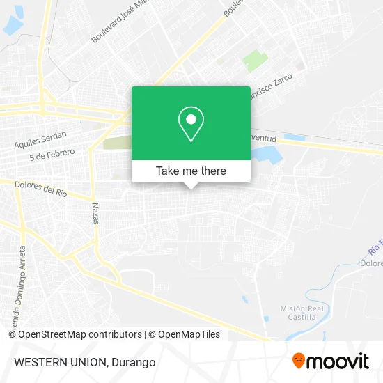 Mapa de WESTERN UNION