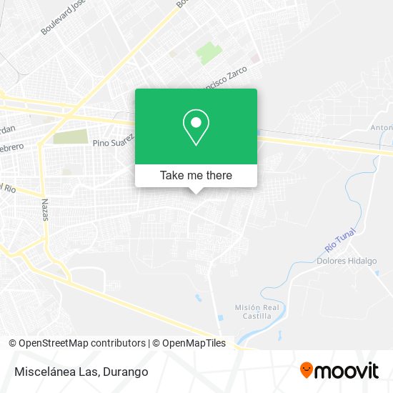 Mapa de Miscelánea Las