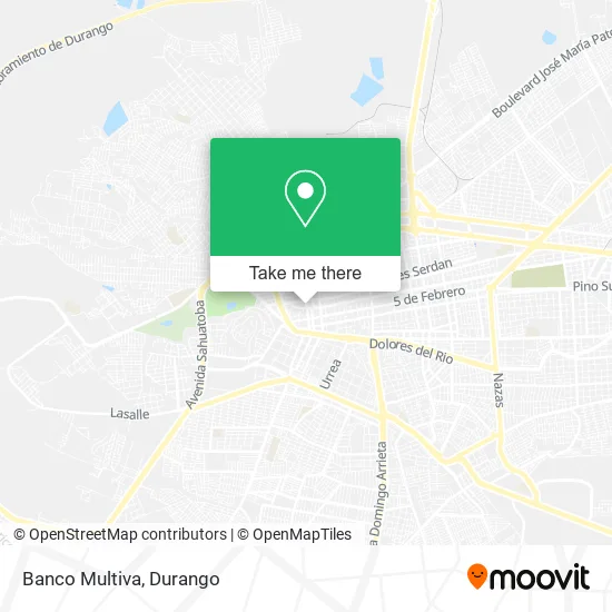 Mapa de Banco Multiva