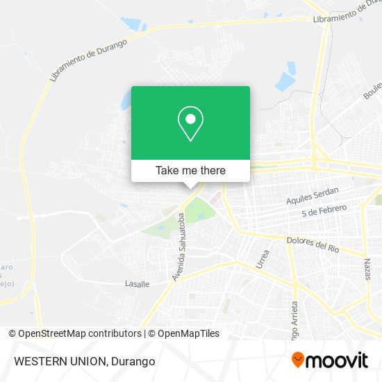 Mapa de WESTERN UNION