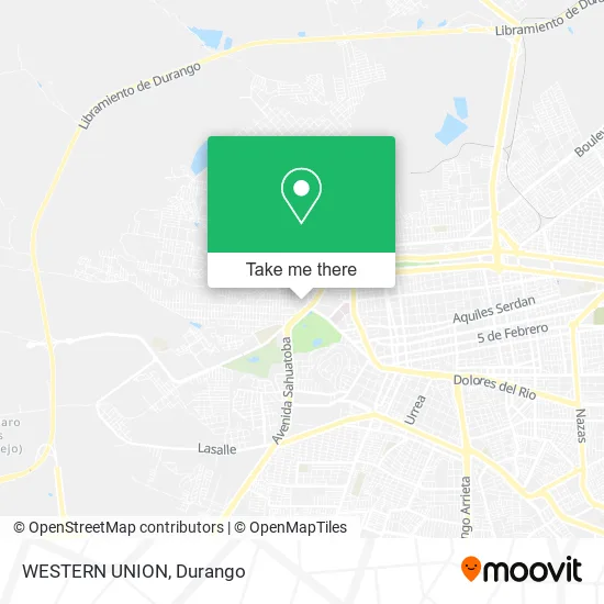 Mapa de WESTERN UNION