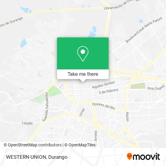 Mapa de WESTERN UNION