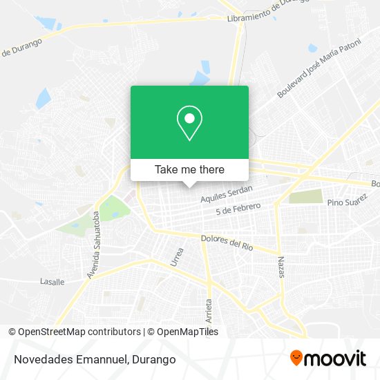 Mapa de Novedades Emannuel