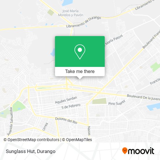 Mapa de Sunglass Hut
