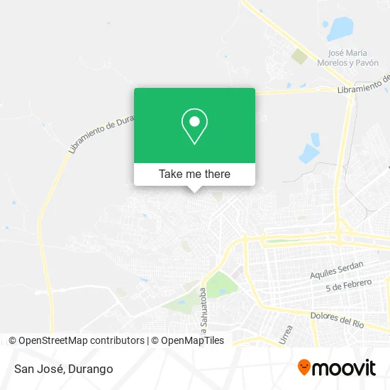 Mapa de San José