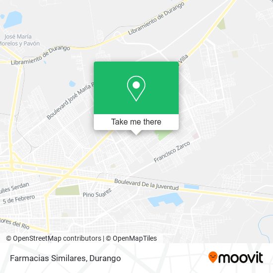 Mapa de Farmacias Similares