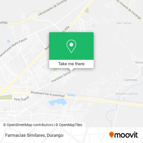 Mapa de Farmacias Similares