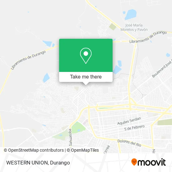 Mapa de WESTERN UNION