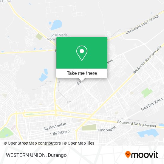 Mapa de WESTERN UNION
