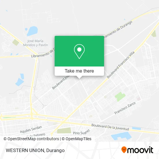 Mapa de WESTERN UNION
