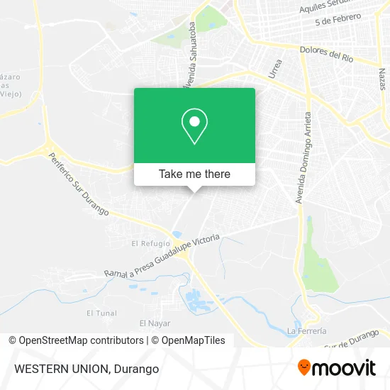 Mapa de WESTERN UNION