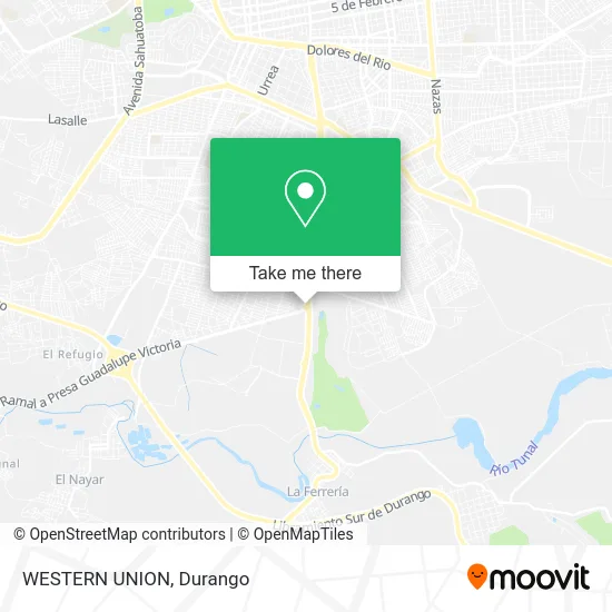 Mapa de WESTERN UNION
