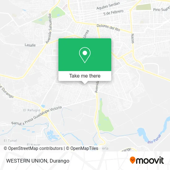 Mapa de WESTERN UNION