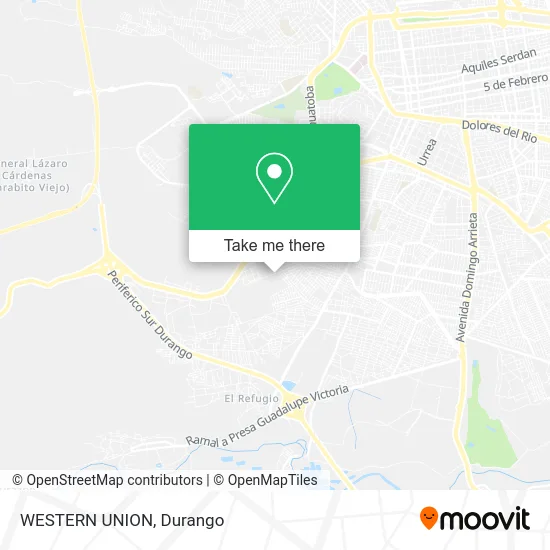 Mapa de WESTERN UNION