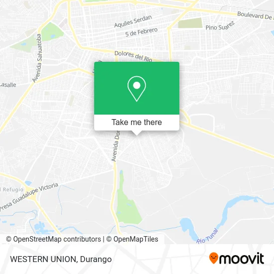 Mapa de WESTERN UNION