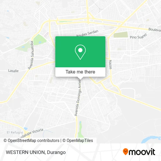 Mapa de WESTERN UNION