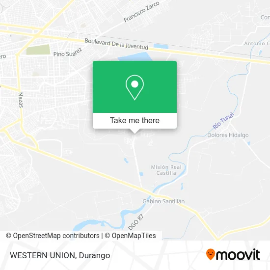 Mapa de WESTERN UNION