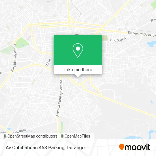 Mapa de Av Cuhitlahuac 458 Parking