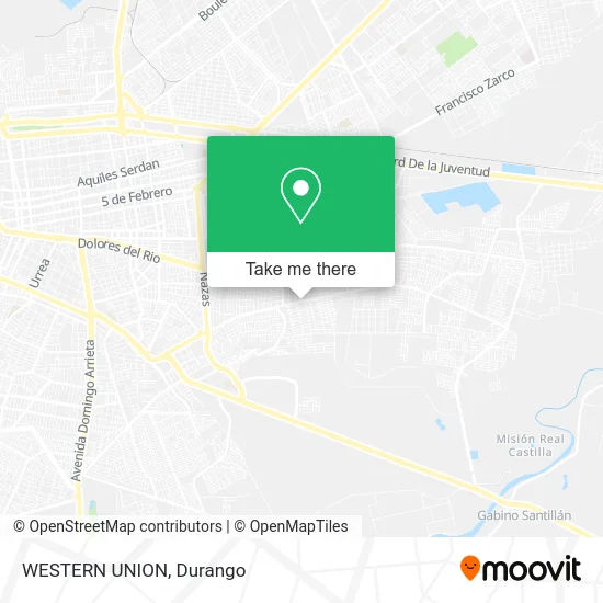 Mapa de WESTERN UNION