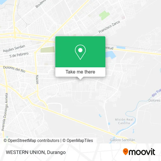Mapa de WESTERN UNION