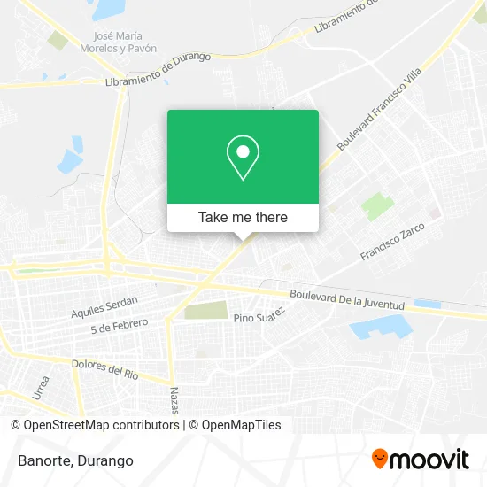 Mapa de Banorte