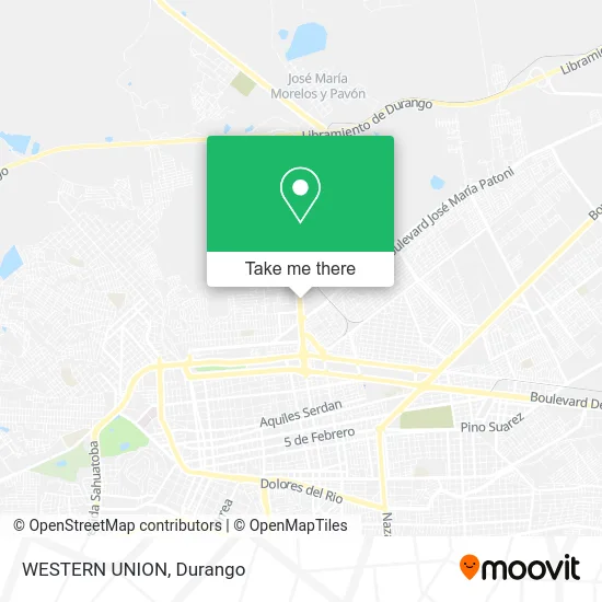 Mapa de WESTERN UNION