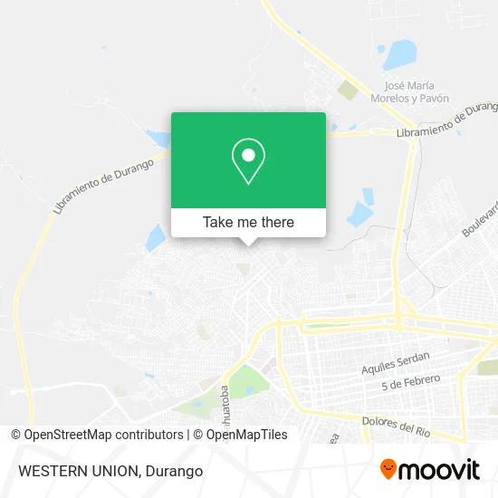 WESTERN UNION map