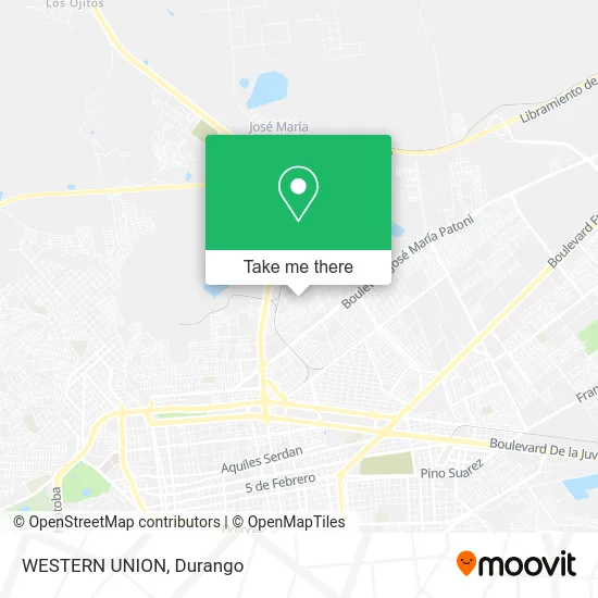 Mapa de WESTERN UNION