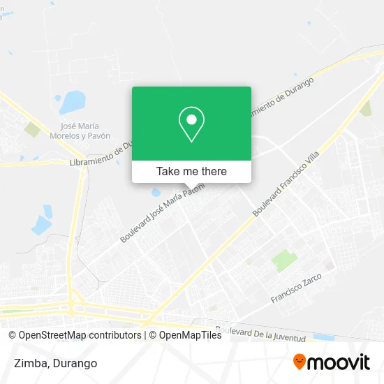 Mapa de Zimba