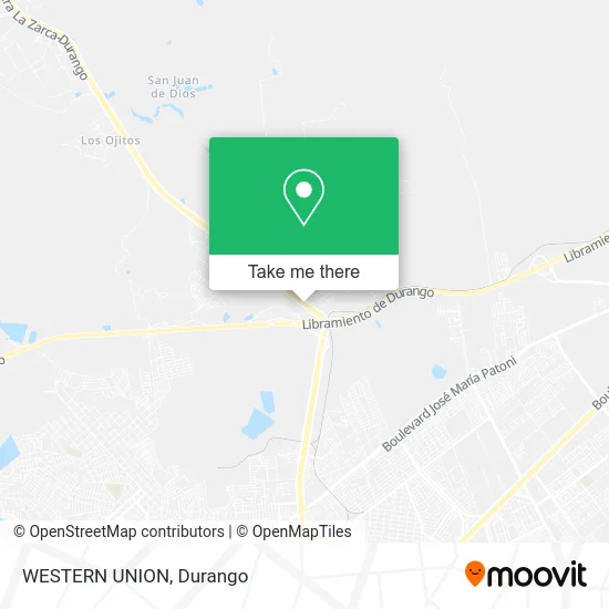 Mapa de WESTERN UNION