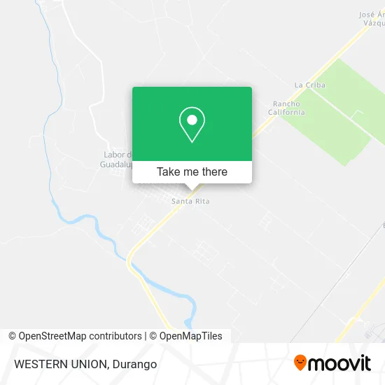 Mapa de WESTERN UNION